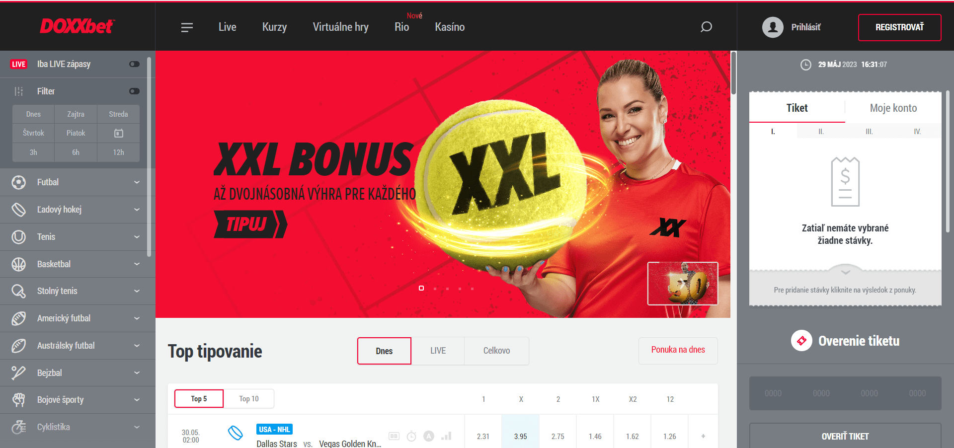 DOXXbet Casino recenzia