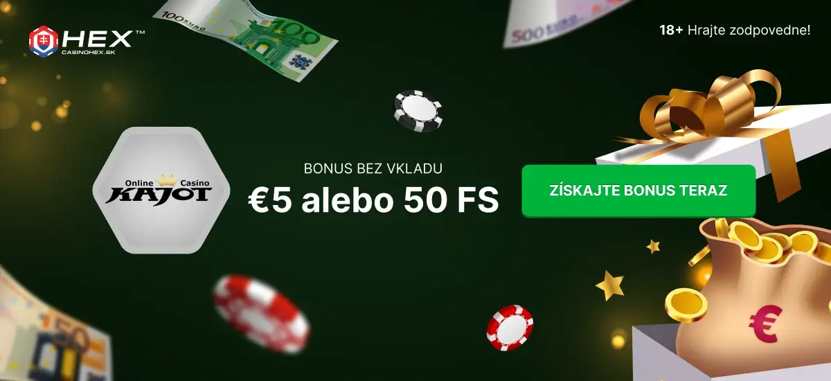 Kajot casino registracny bonus