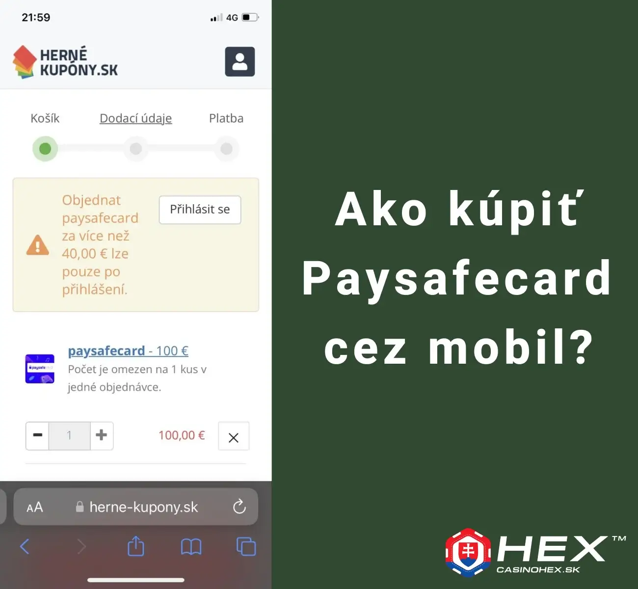 Kupit Paysafecard cez mobil