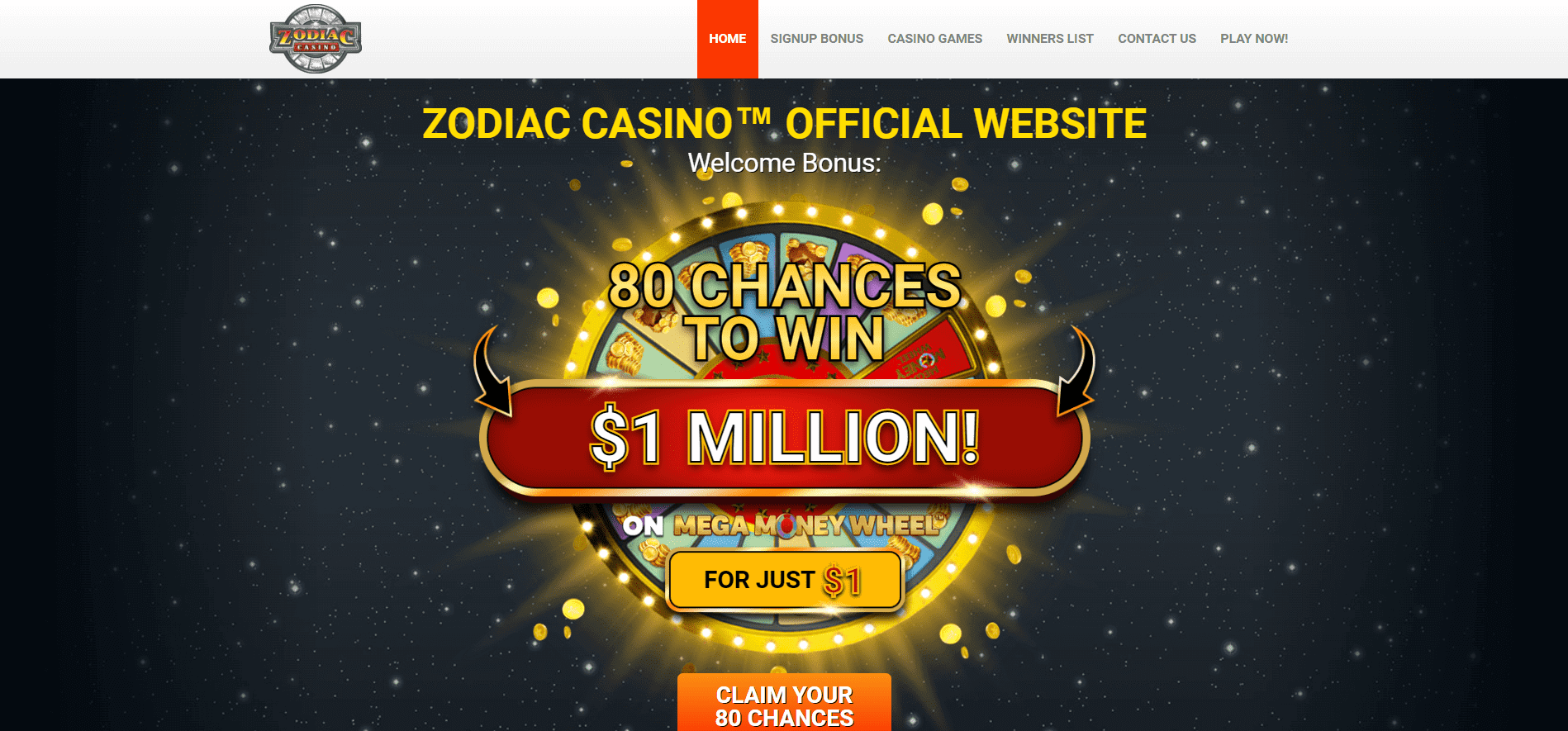 Oficiálna webová stránka kasína Zodiac