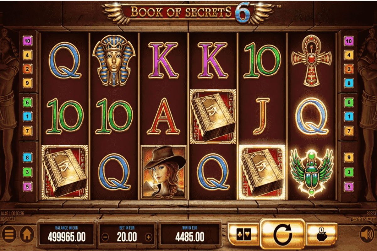 book of secrets 6 SYNOT games 