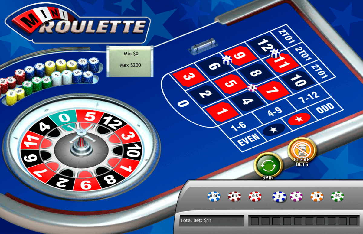 mini roulette online game playtech 1 